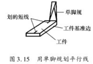 鉗工操作臺劃線